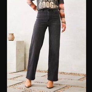 HIDDEN Logan Dad Jean Women's Jeans in Black 27